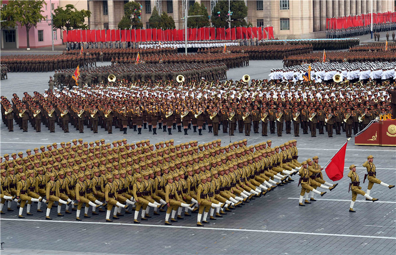 朝鮮閱兵圖片，展現(xiàn)國家力量與榮耀，朝鮮閱兵圖片展示國家力量與榮耀的瞬間