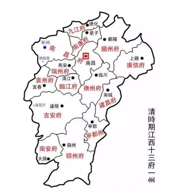 江西地圖最新全圖概覽，江西地圖最新全圖詳解